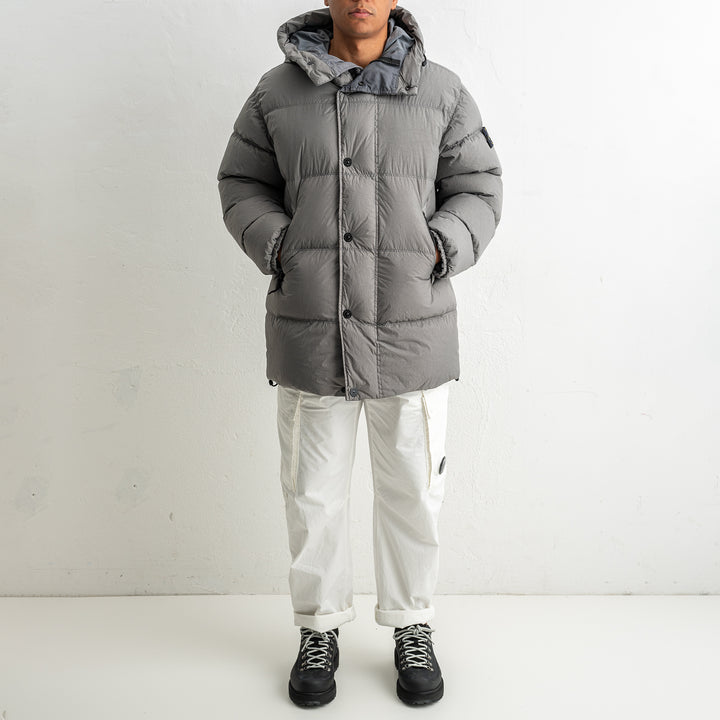 Crinkle Reps NY Recycled Nylon Down Parka 4100012 CEMENT