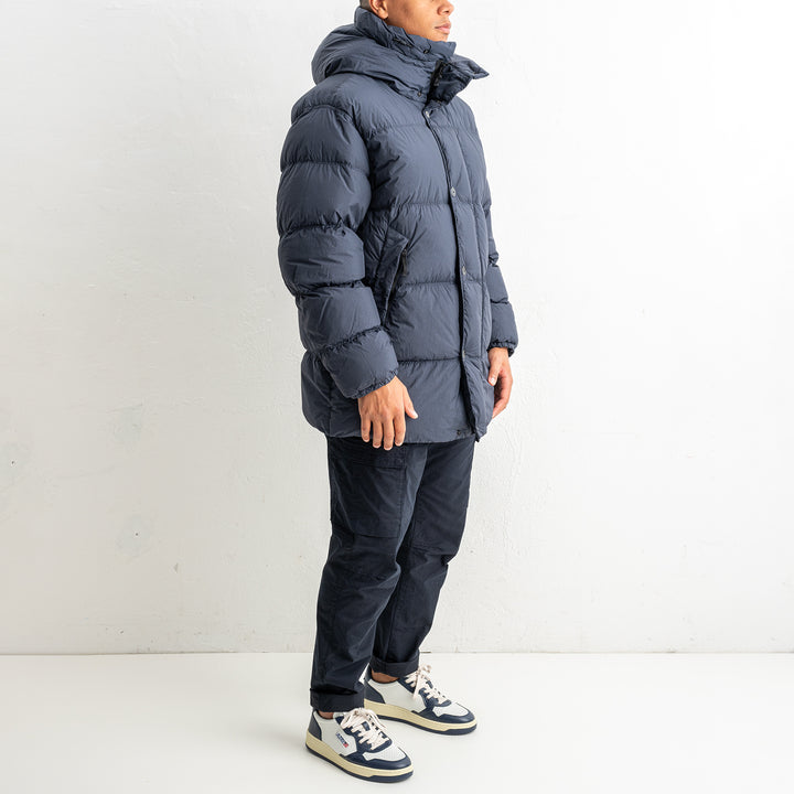 Crinkle Reps NY Recycled Nylon Down Parka 4100012 Navy Blue