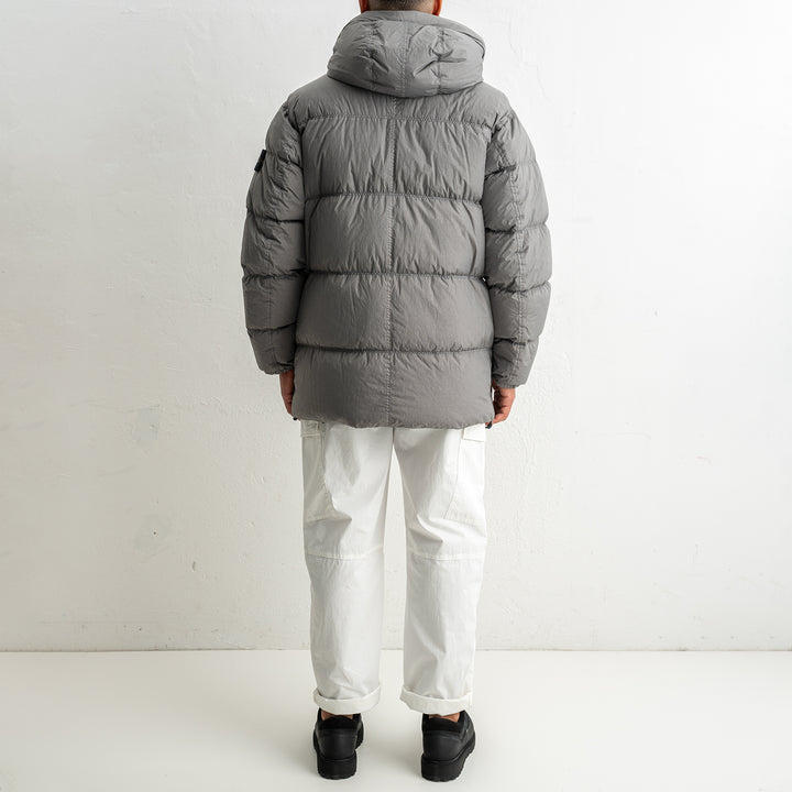 Crinkle Reps NY Recycled Nylon Down Parka 4100012 CEMENT