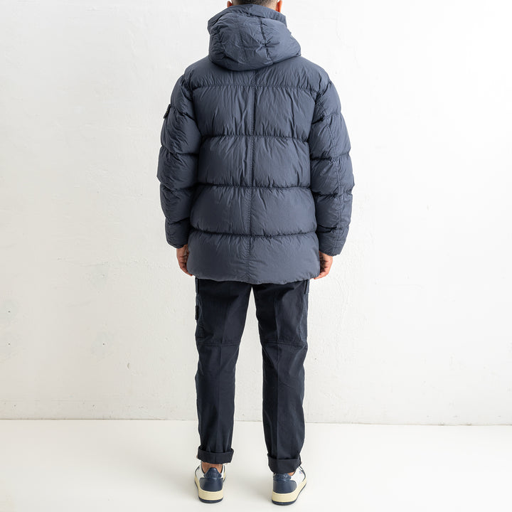 Crinkle Reps NY Recycled Nylon Down Parka 4100012 Navy Blue