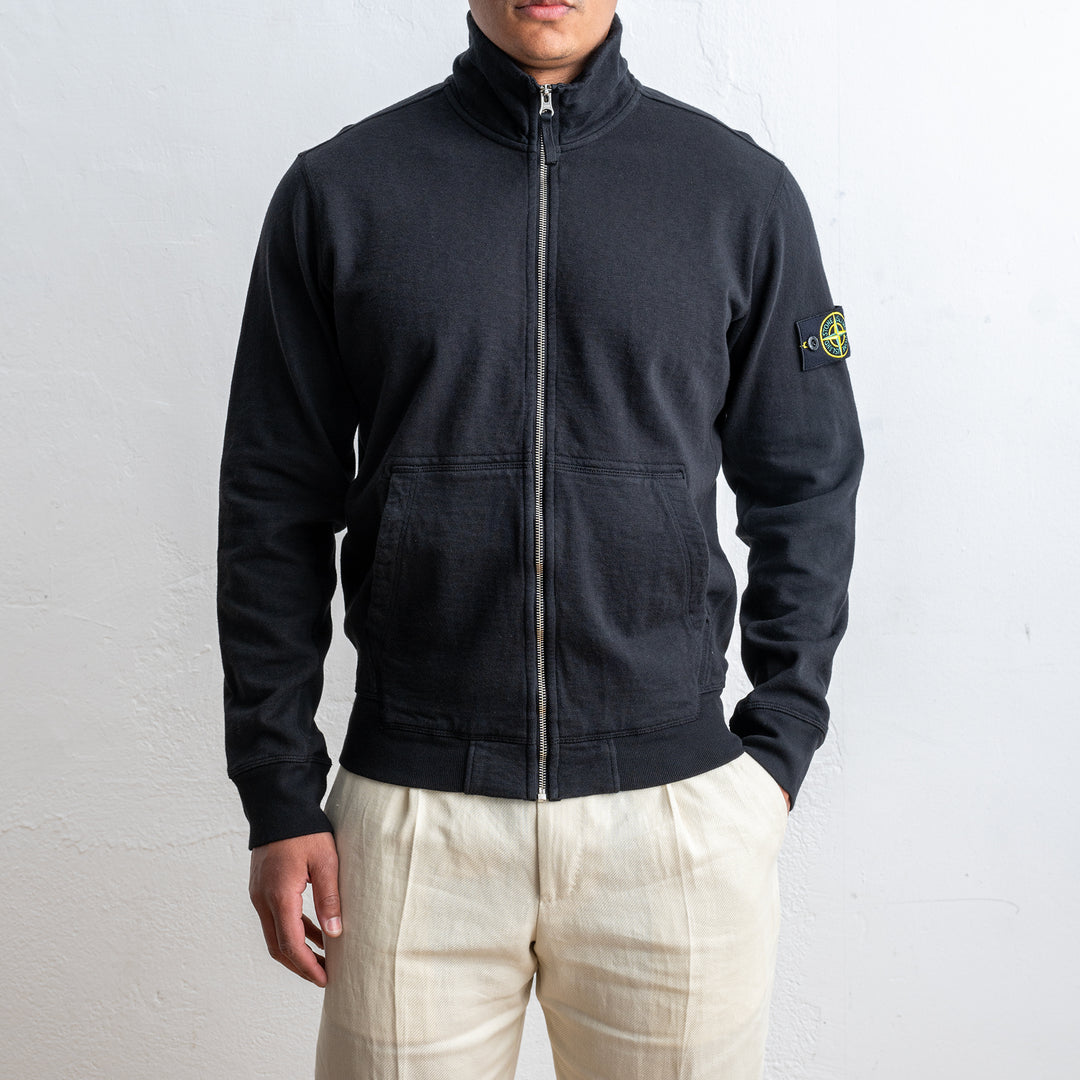 Washed zip up cardigan från Stone Island