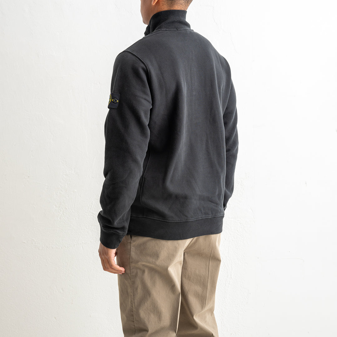 Brushed Organic Cotton Fleece Polo 6100068 Black