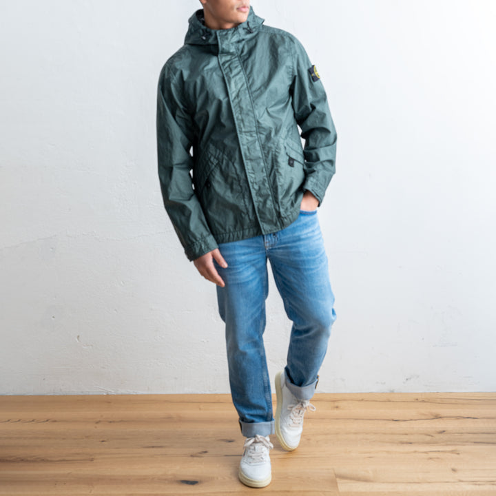 Short Membrana Parka BOTTLE GREEN