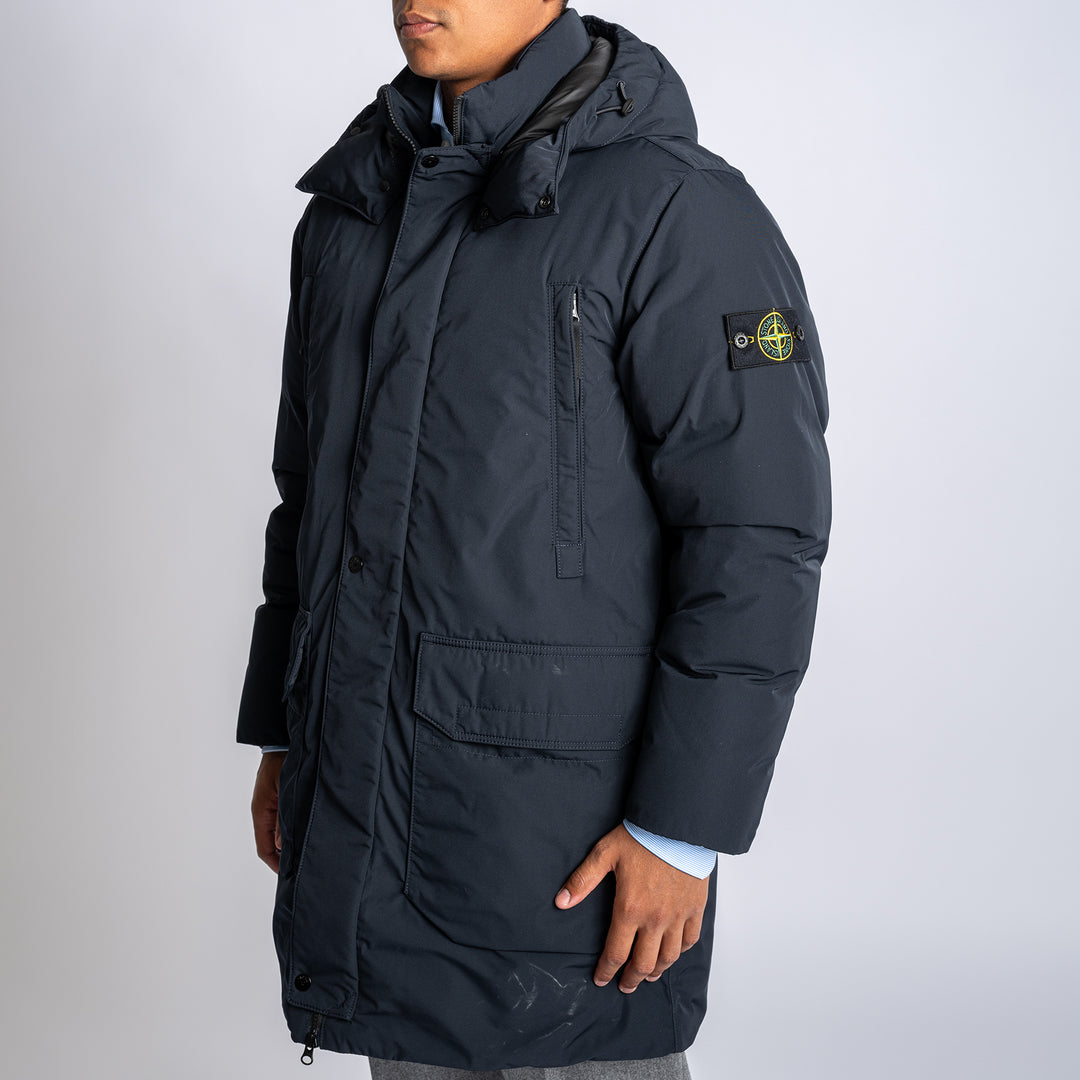 Down Blouson Navy Blue