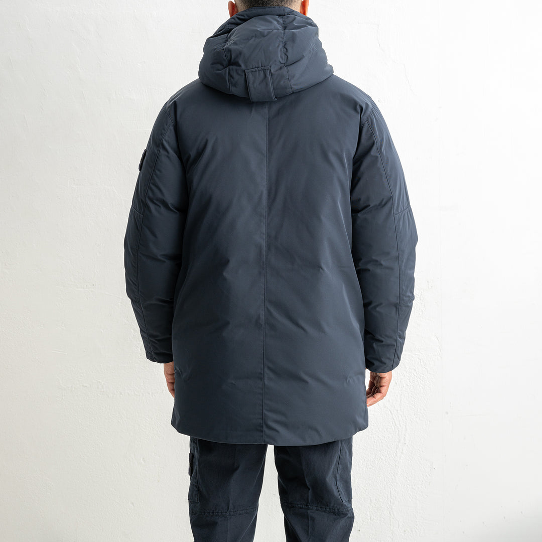 Mirco Twill Long Parka 7100008 Navy Blue