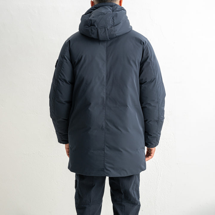 Mirco Twill Long Parka 7100008 Navy Blue