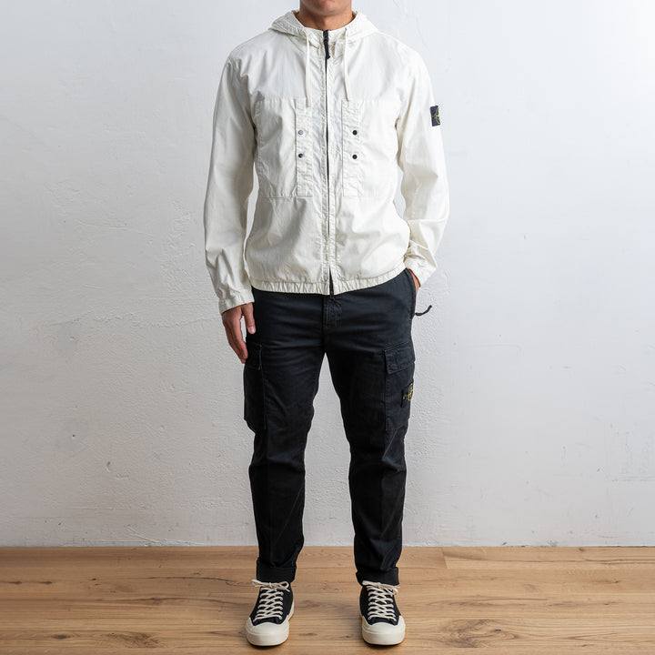 Short Cotton Parka IVORY