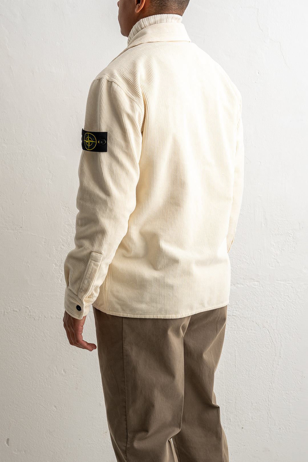 Organic Cotton Corduroy Overshirt 1200012 IVORY