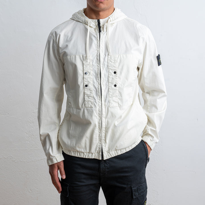 Short Cotton Parka IVORY