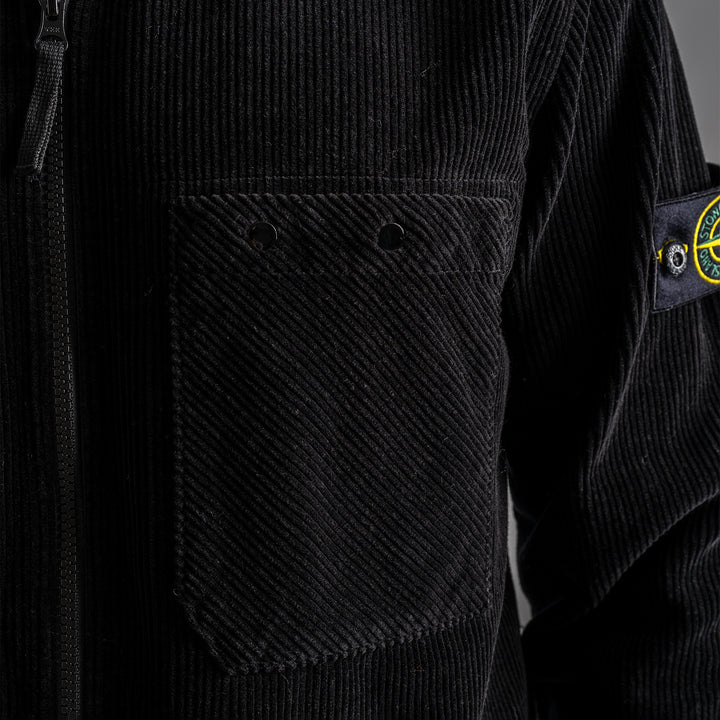 Cord Overshirt Black