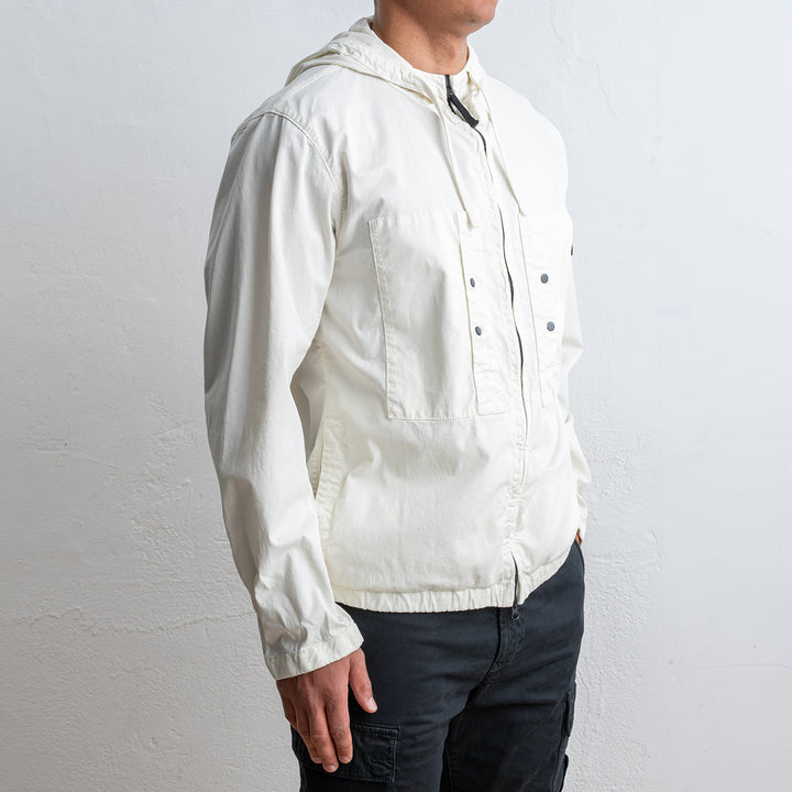 Short Cotton Parka IVORY
