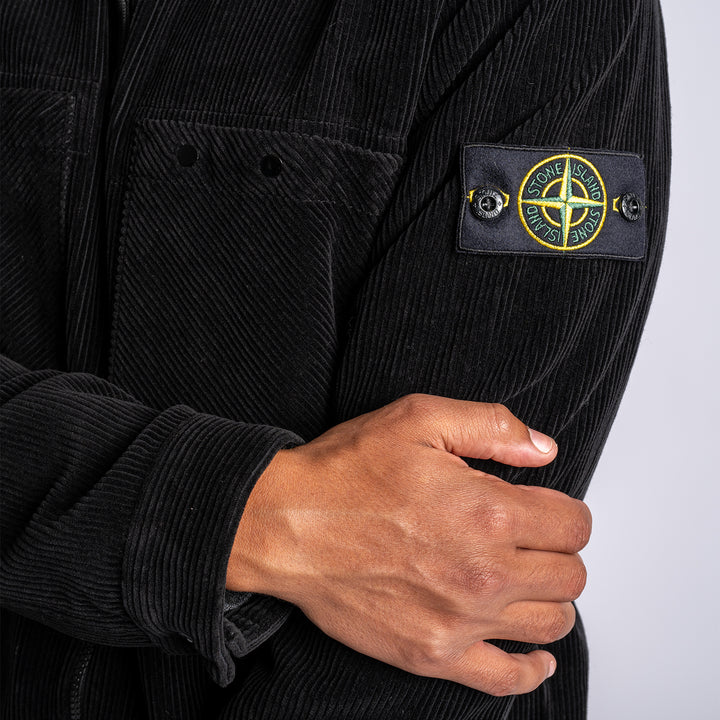 Cord Overshirt Black