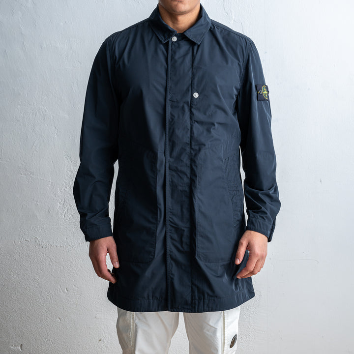 Micro Twill Carcoat Blue