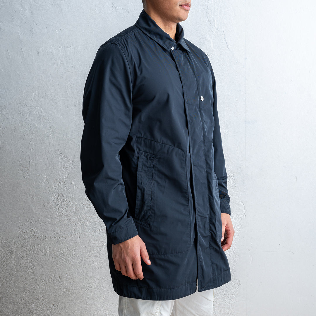 Micro Twill Carcoat Blue