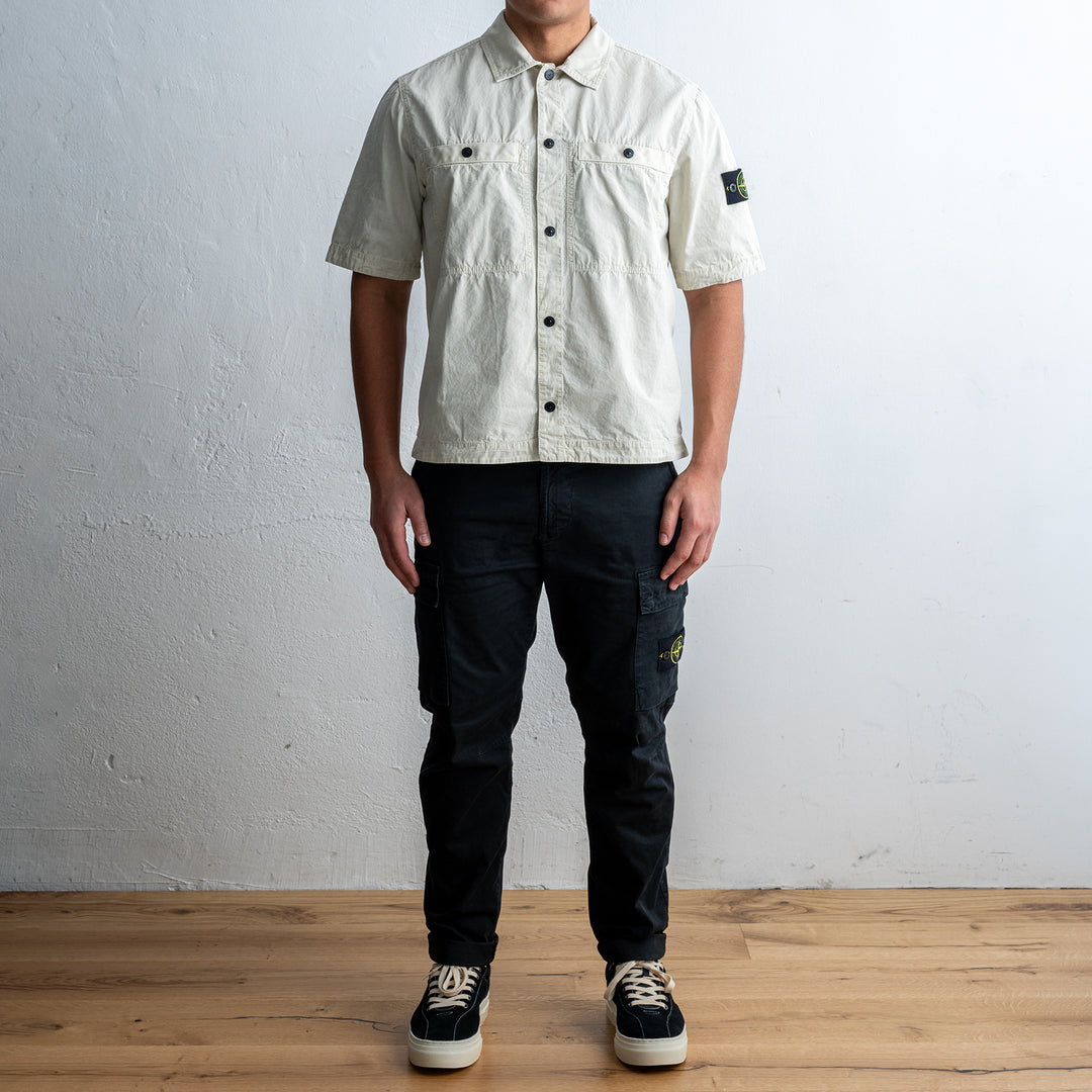 Short Sleeve Overshirt SAND