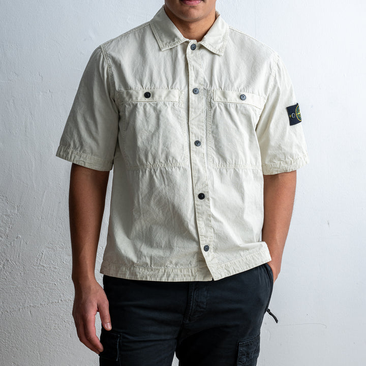 Short Sleeve Overshirt SAND