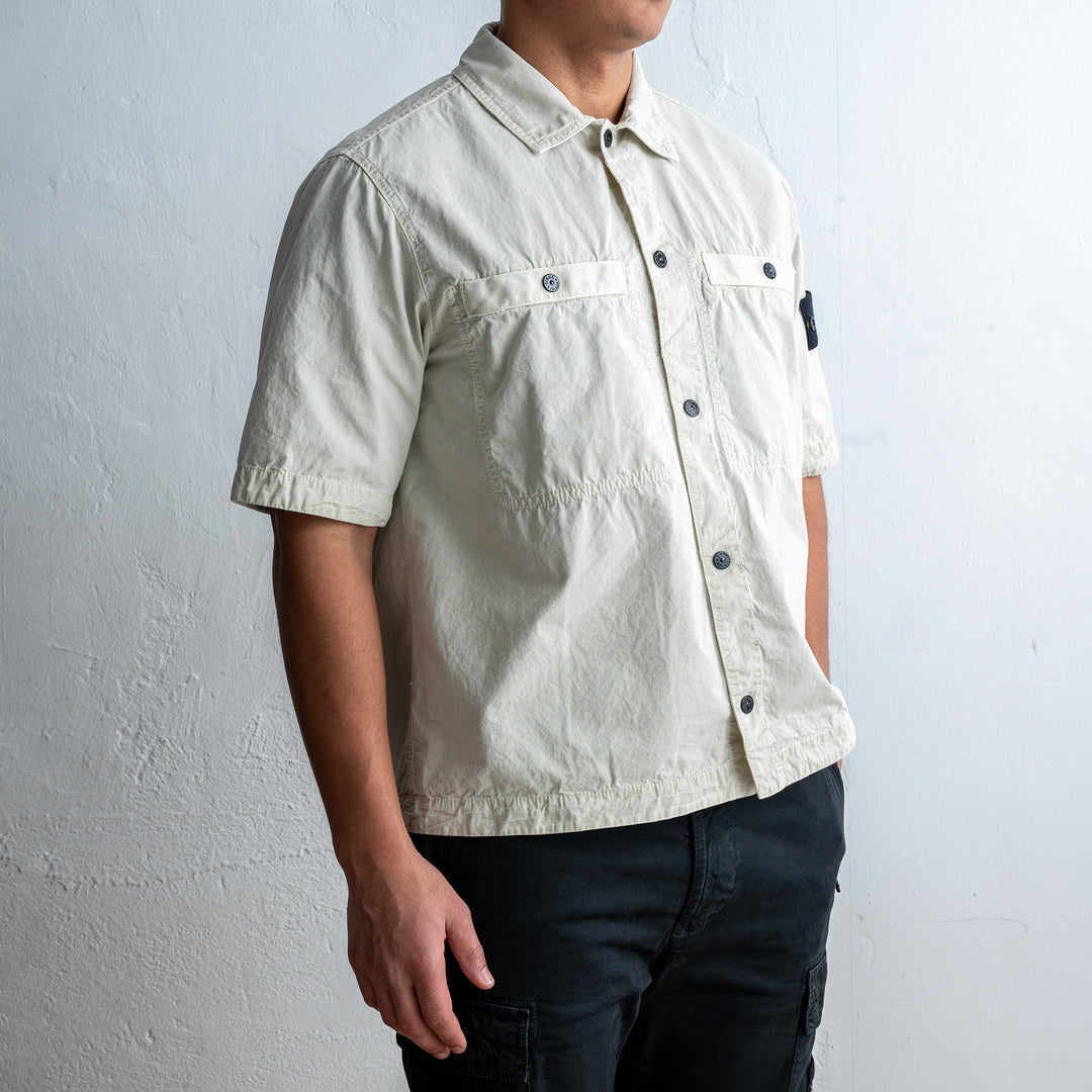 Short Sleeve Overshirt SAND