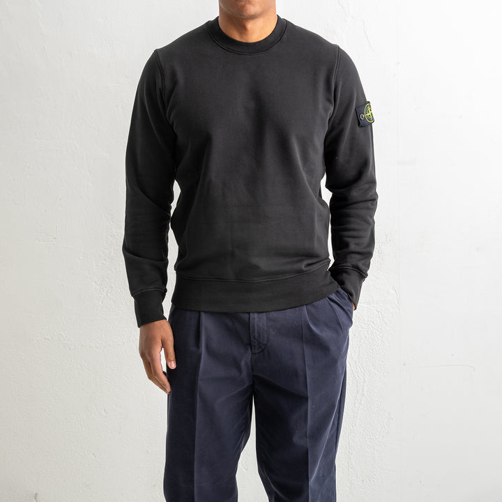 Organic Cotton Fleece Crewneck 6100060 Black