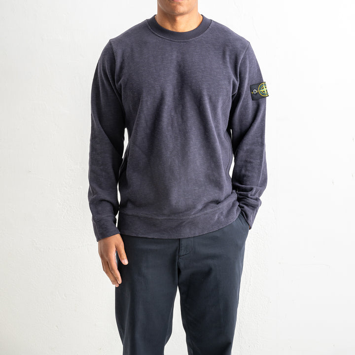 Vanisé Brushed Heavy Cotton Jersey Crewneck 6100053 INK