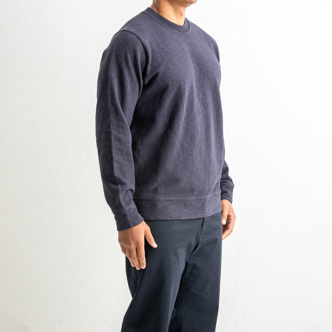 Vanisé Brushed Heavy Cotton Jersey Crewneck 6100053 INK