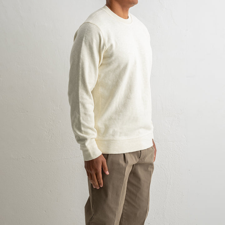 Vanisé Brushed Heavy Cotton Jersey Crewneck 6100053 IVORY