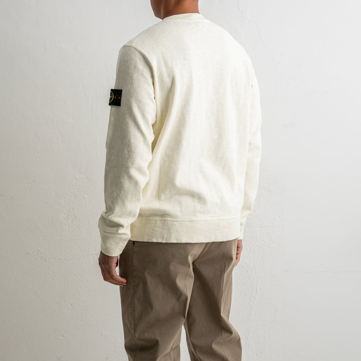 Vanisé Brushed Heavy Cotton Jersey Crewneck 6100053 IVORY