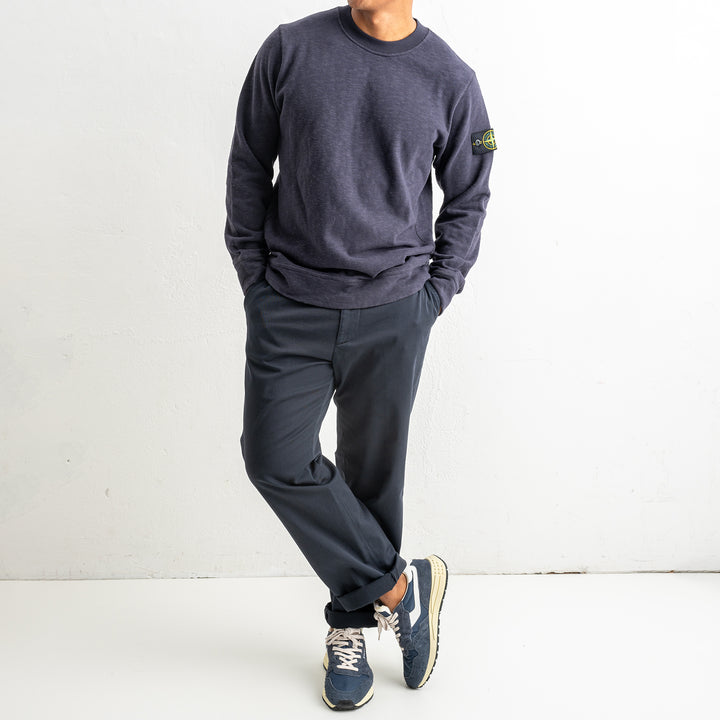 Vanisé Brushed Heavy Cotton Jersey Crewneck 6100053 INK
