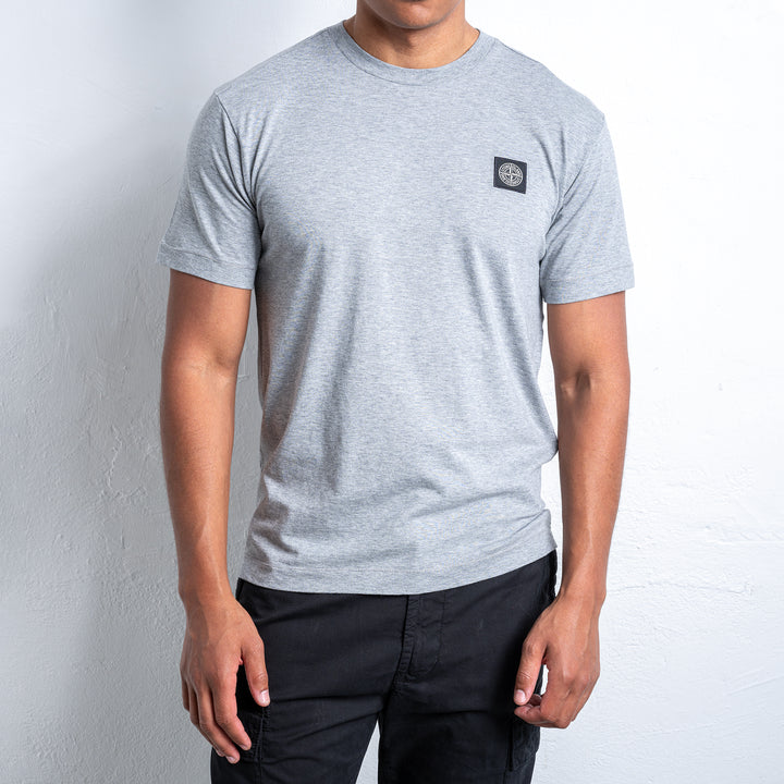 Regular Cotton T-shirt MELANGE GREY