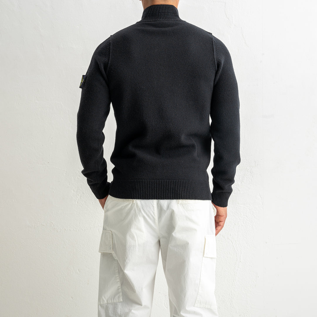 Lambswool Half Zip Sweater 5100040 Black