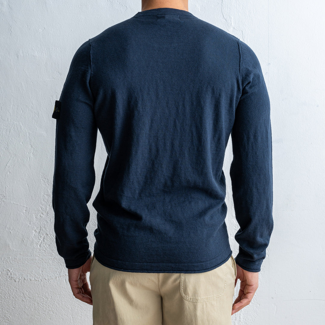 Classic Knitted Sweater Blue