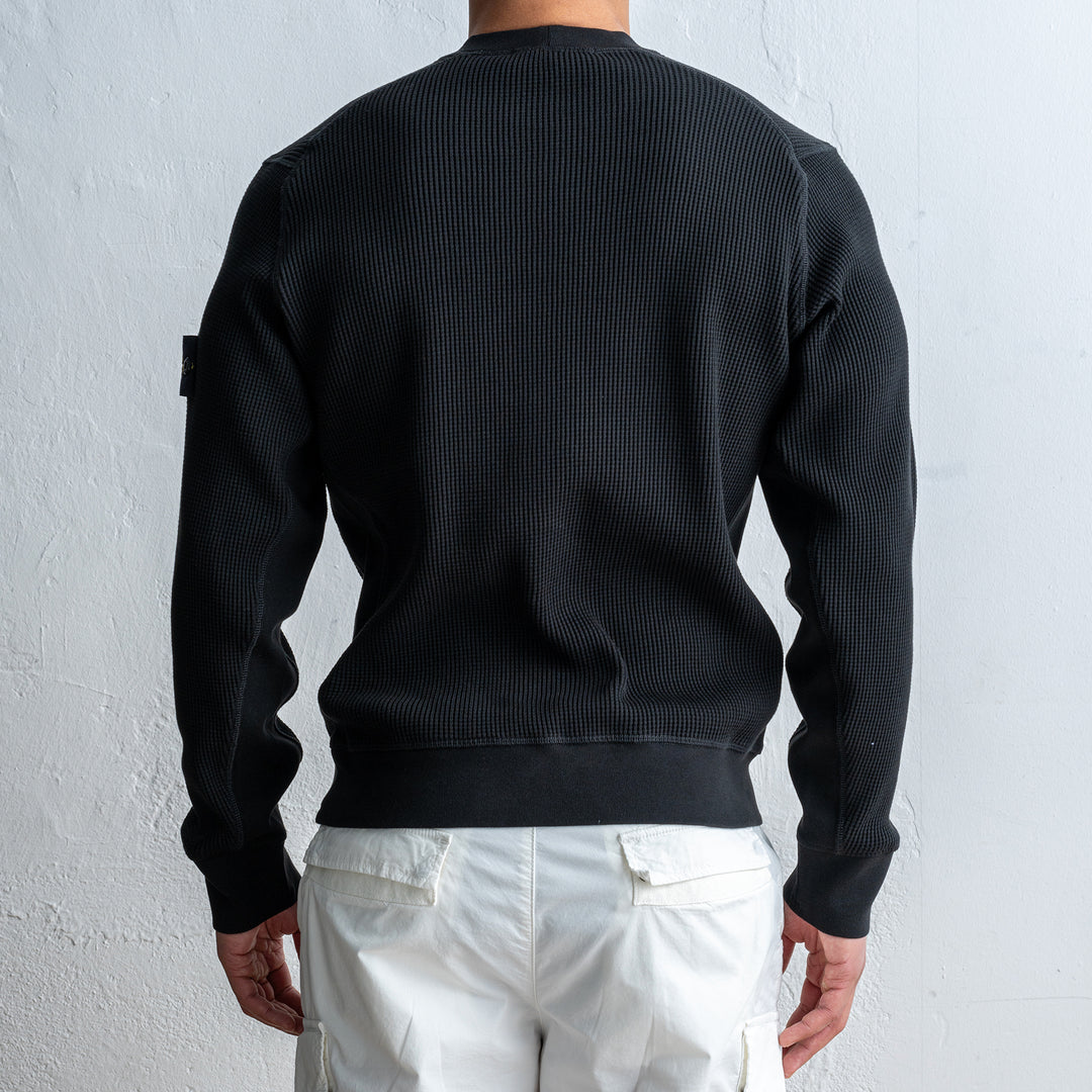 Cotton Knit Sweater Black