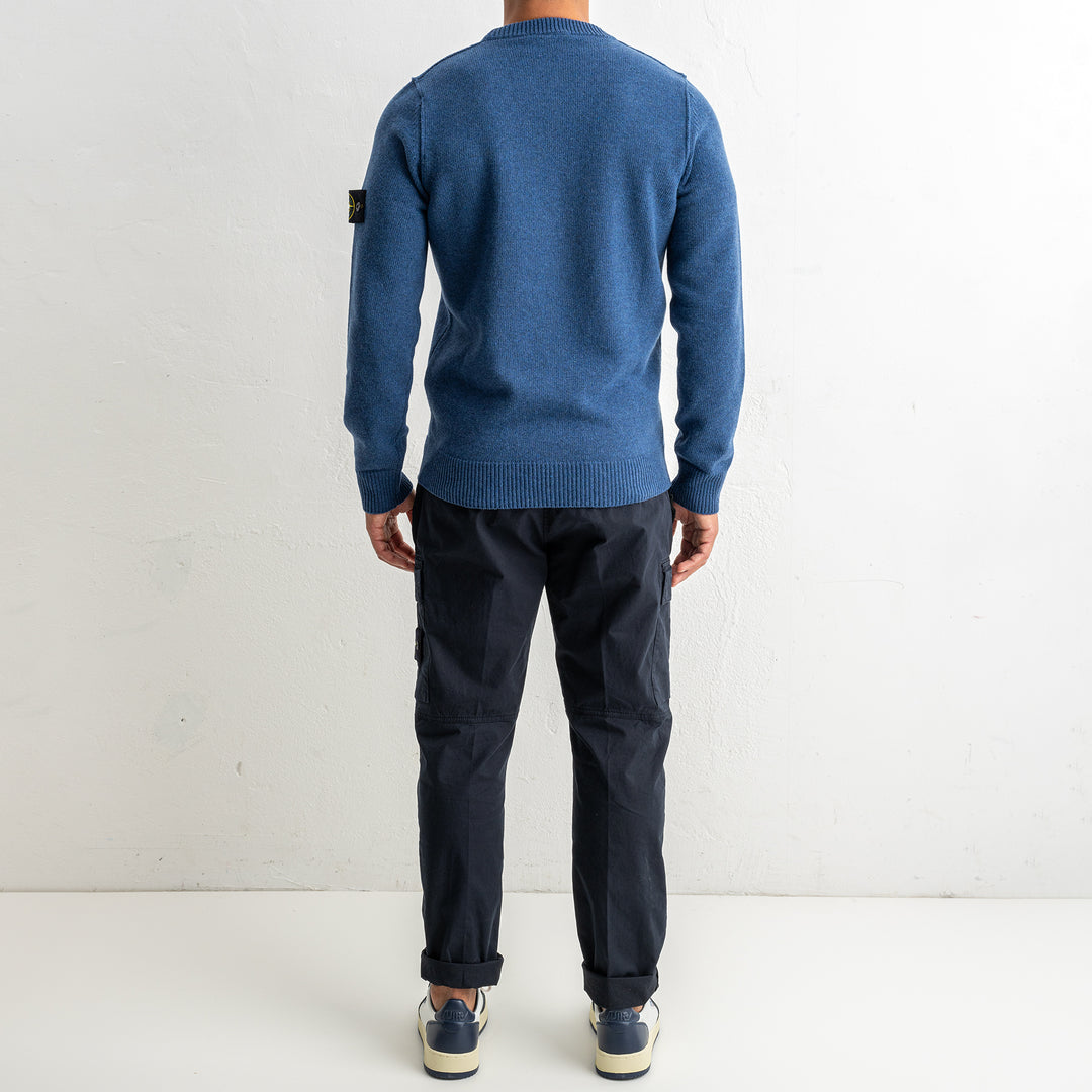 Lambswool Crewneck 5100072 STEEL BLUE