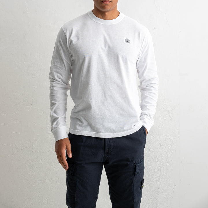 Organic Cotton Jersey Fissato Effect 2100030 White