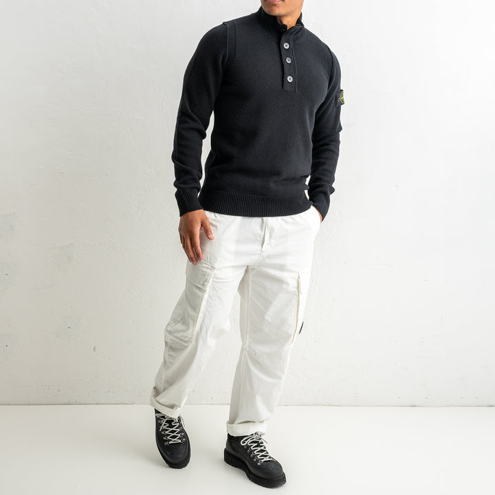 Lambswool Half Zip Sweater 5100040 Black