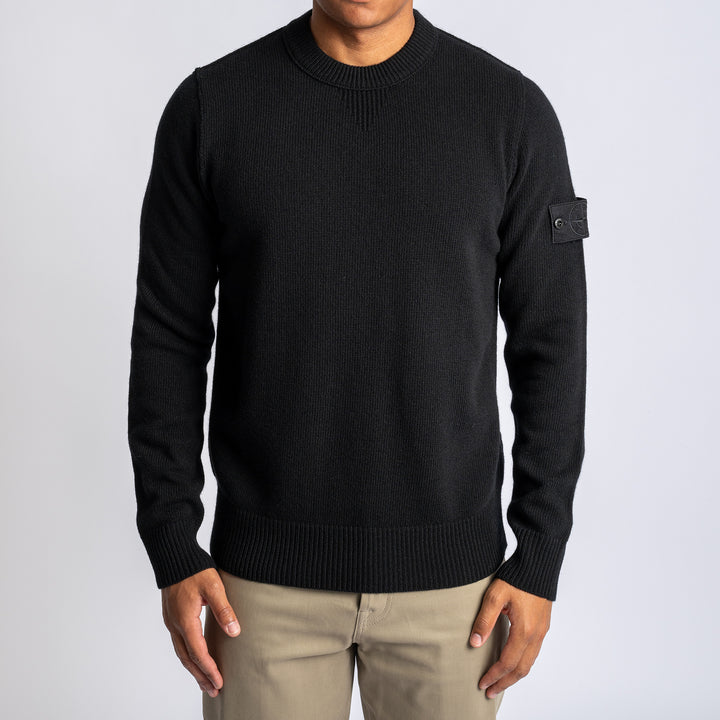 Knitted Roundneck Sweater Black