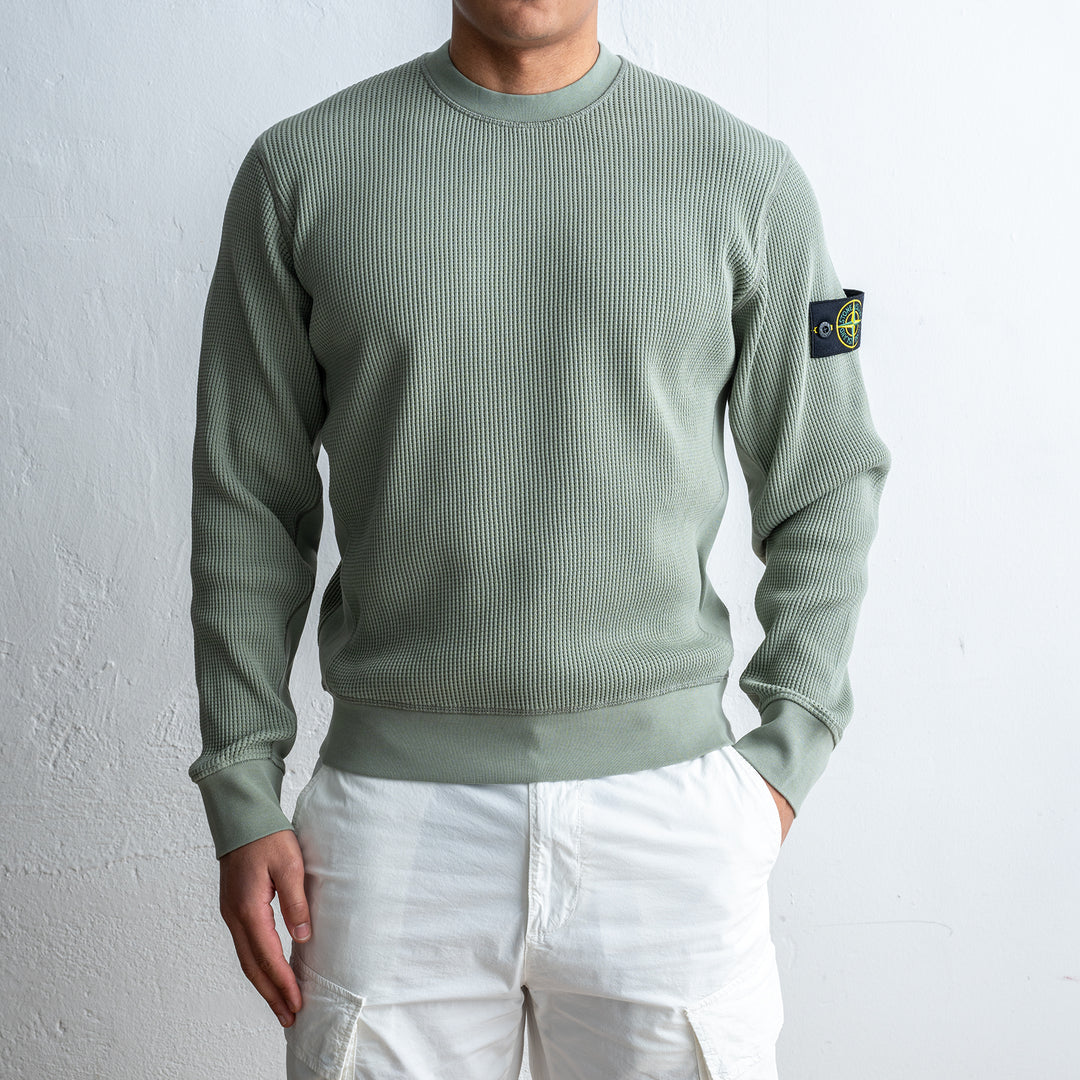 Cotton Knit Sweater SAGE