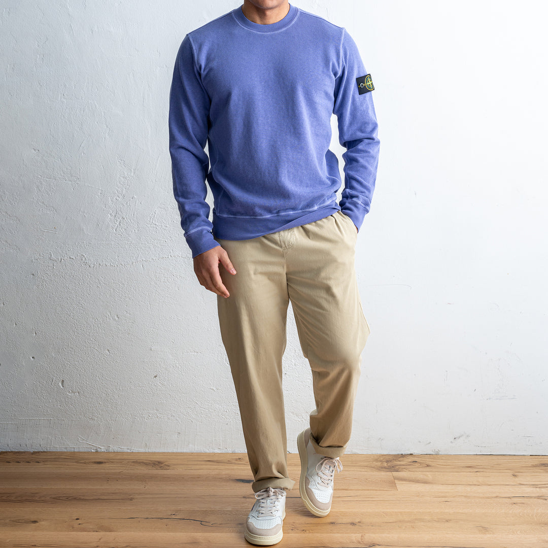 Washed Cotton Sweatshirt Lavender