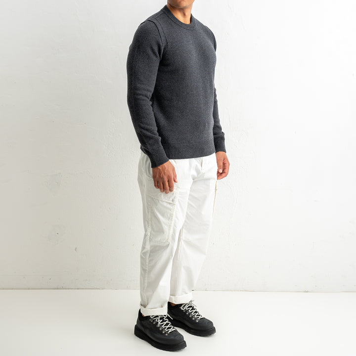 Lambswool Crewneck 5100072 MELANGE CHARCOAL