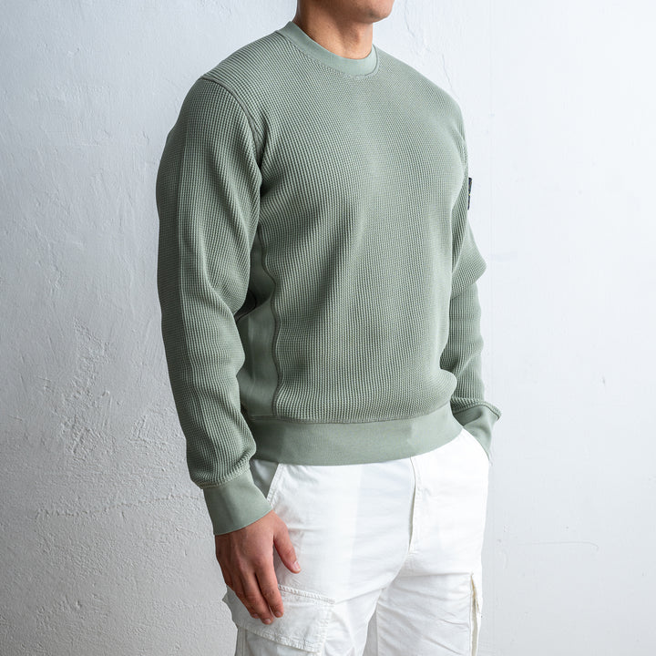 Cotton Knit Sweater SAGE