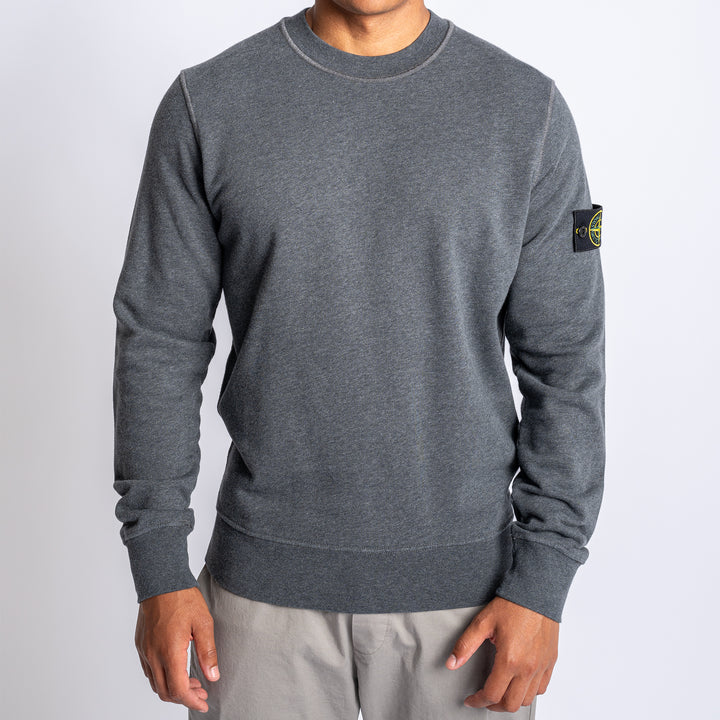 Cotton Sweater MELANGE DARK GREY