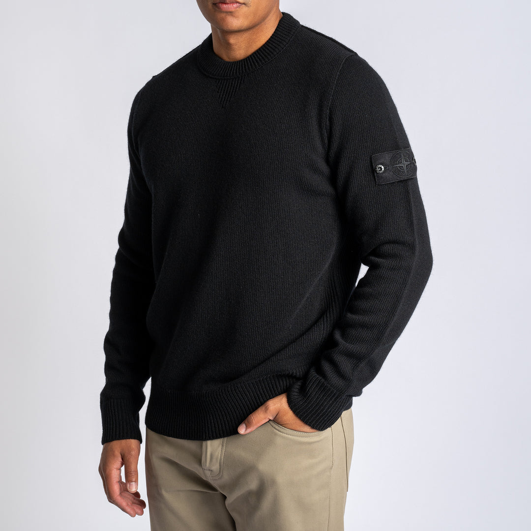 Knitted Roundneck Sweater Black