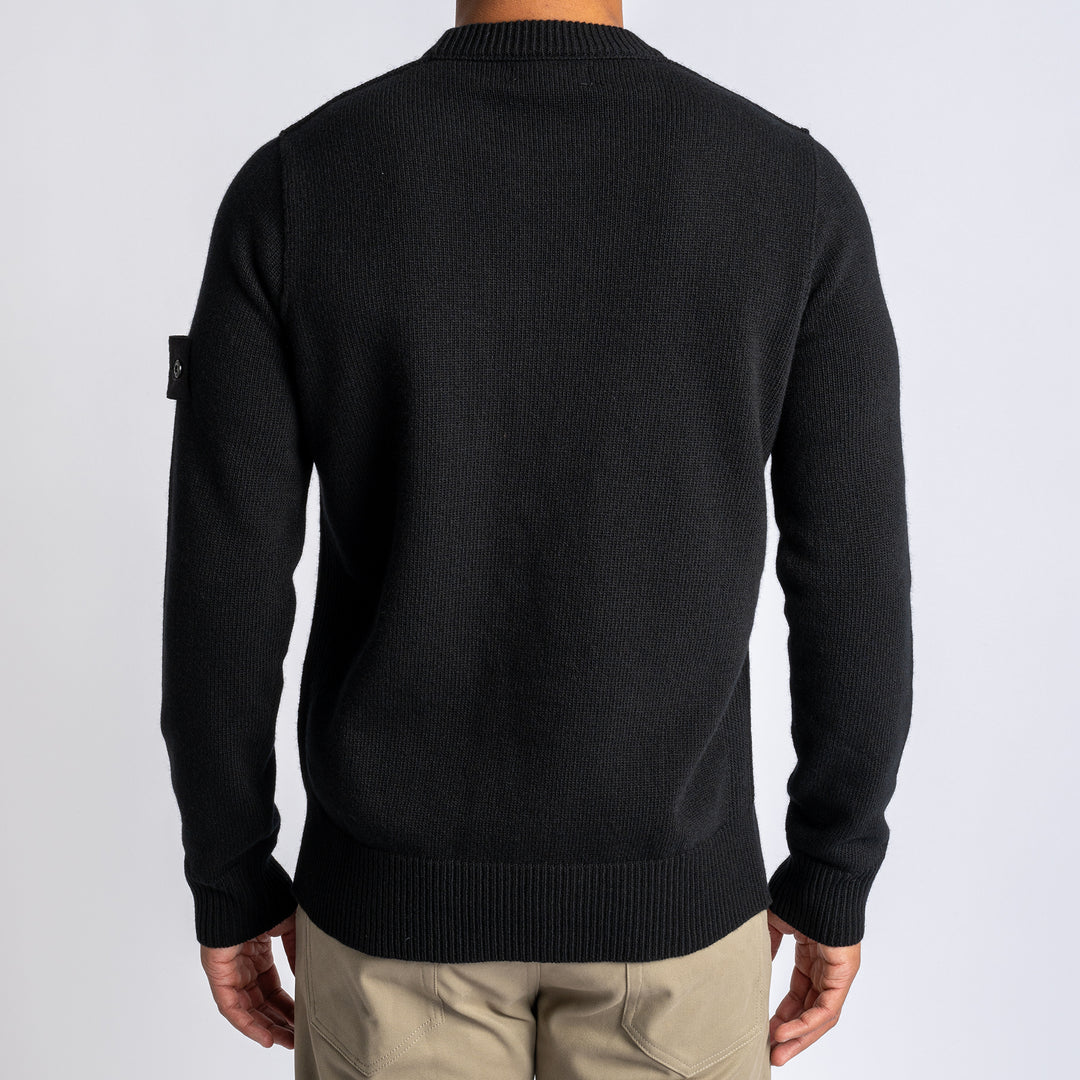 Knitted Roundneck Sweater Black