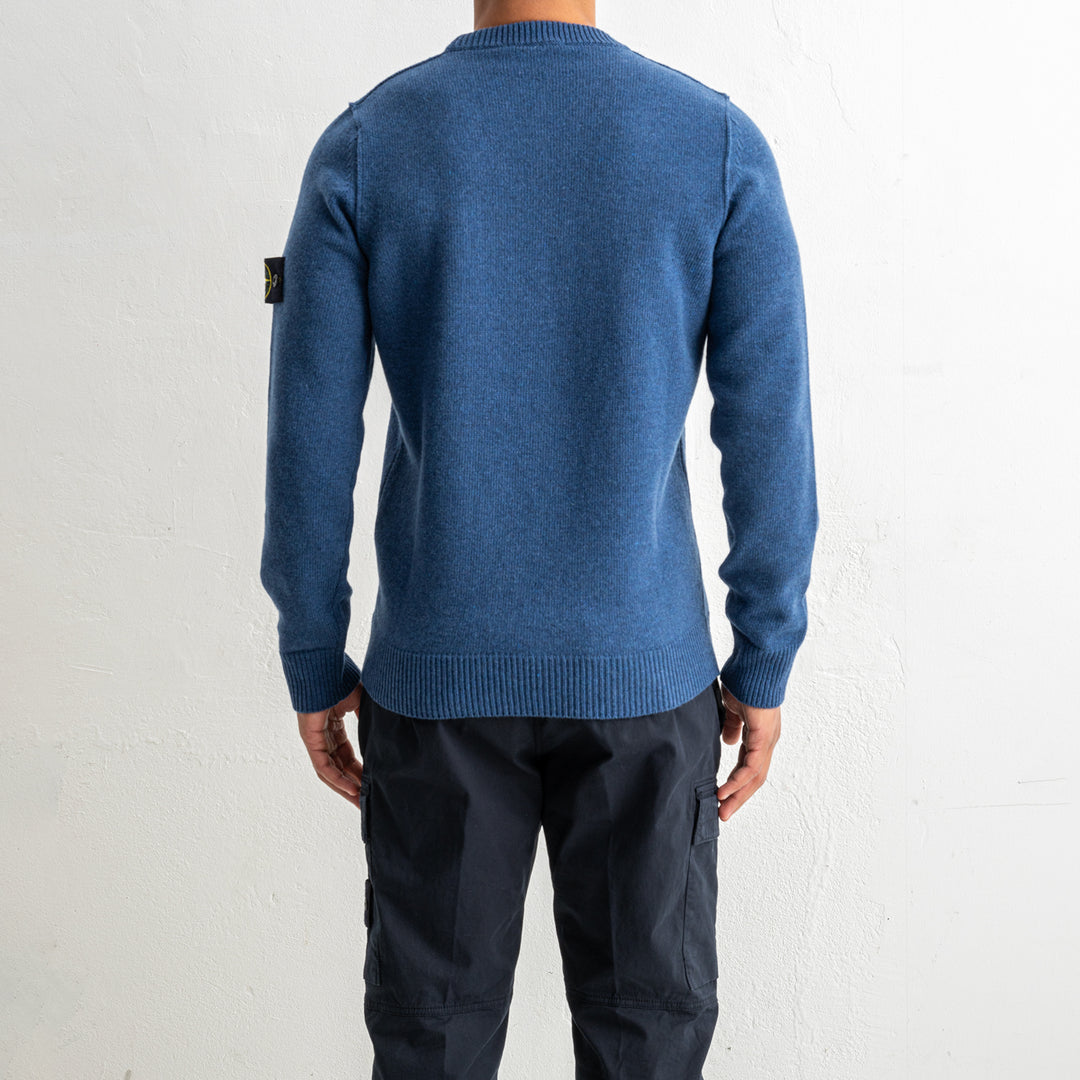 Lambswool Crewneck 5100072 STEEL BLUE