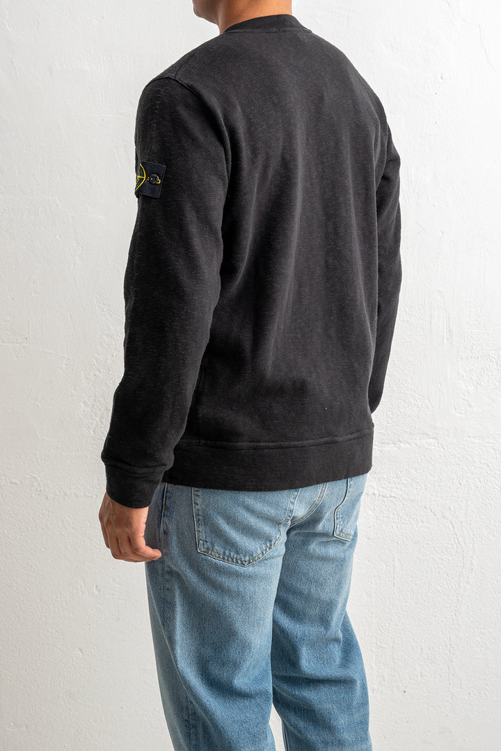 Vanisé Brushed Heavy Cotton Jersey Crewneck 6100053 Black