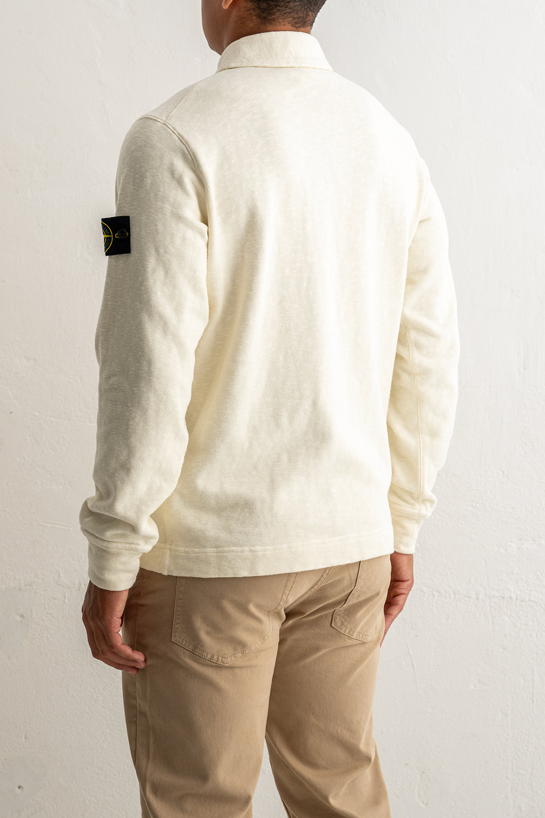 Vanisé Brushed Heavy Cotton Jersey Polo 6100054 IVORY