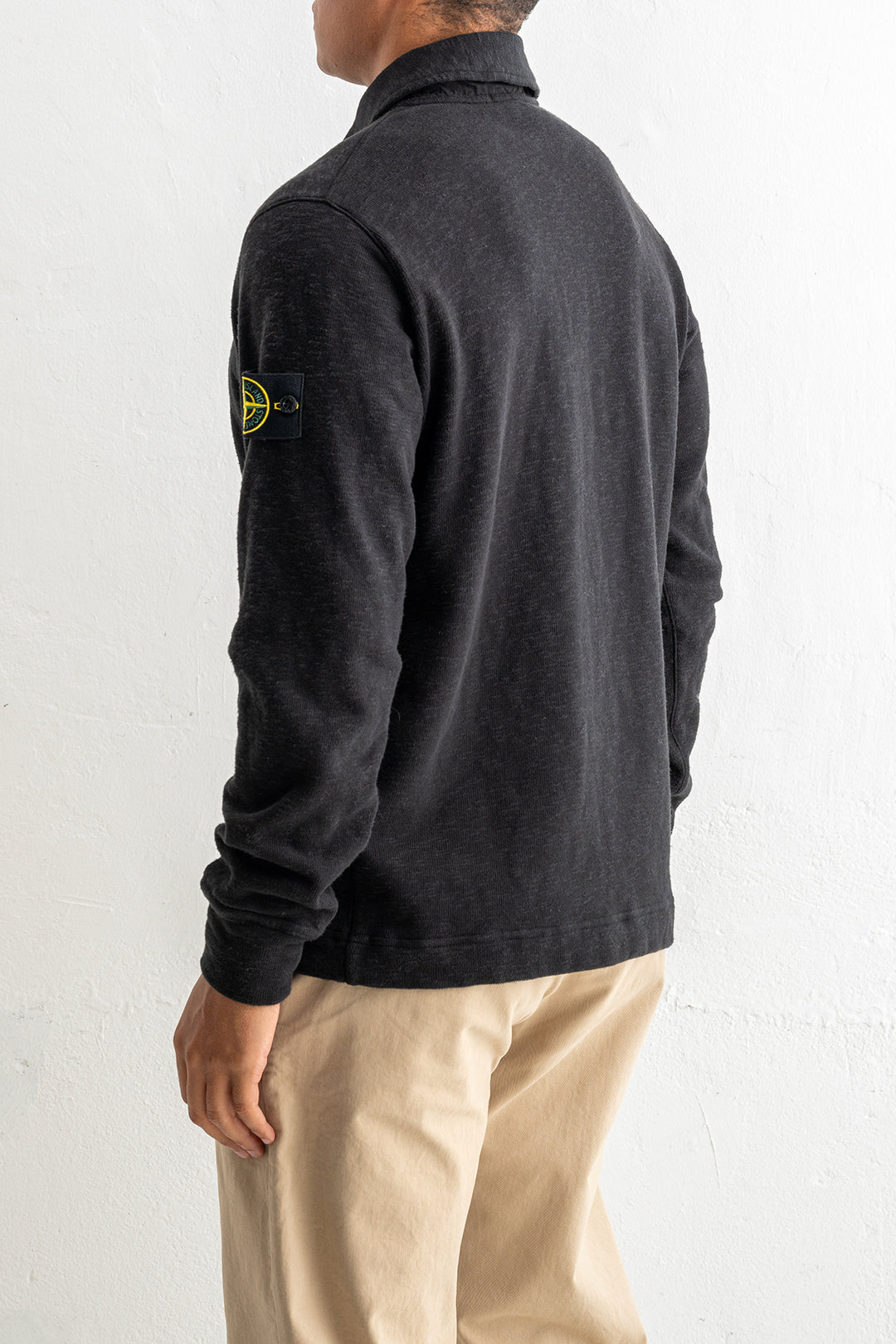 Vanisé Brushed Heavy Cotton Jersey Polo 6100054 Black