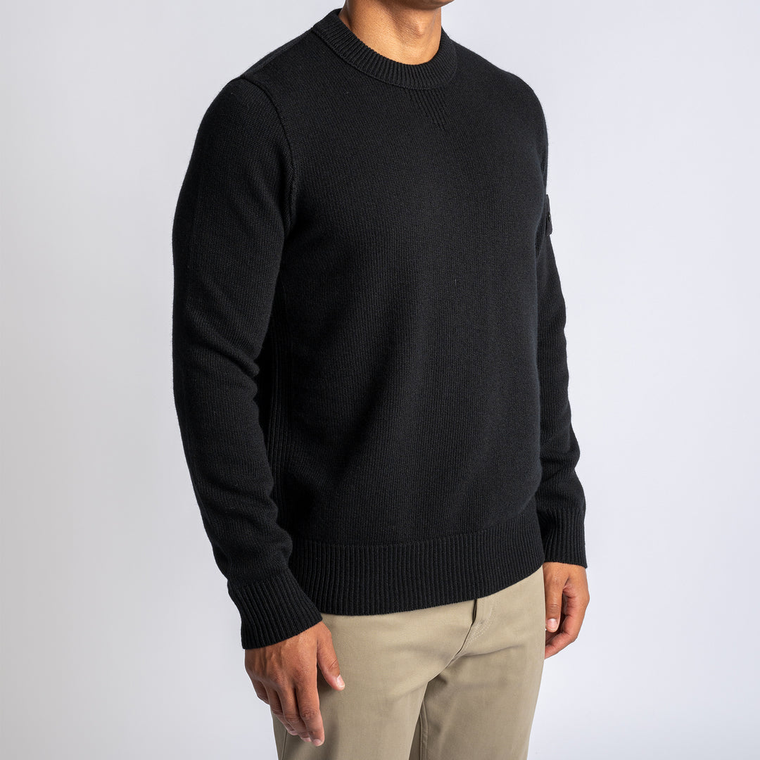 Knitted Roundneck Sweater Black