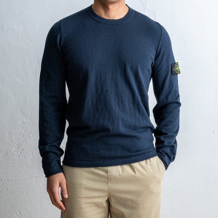 Classic Knitted Sweater Blue