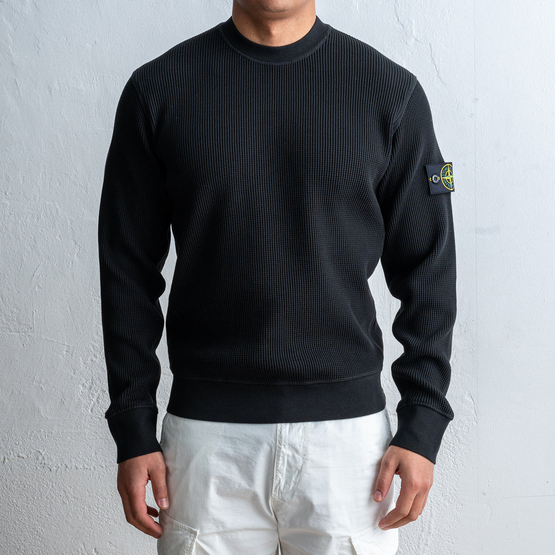 Cotton Knit Sweater Black