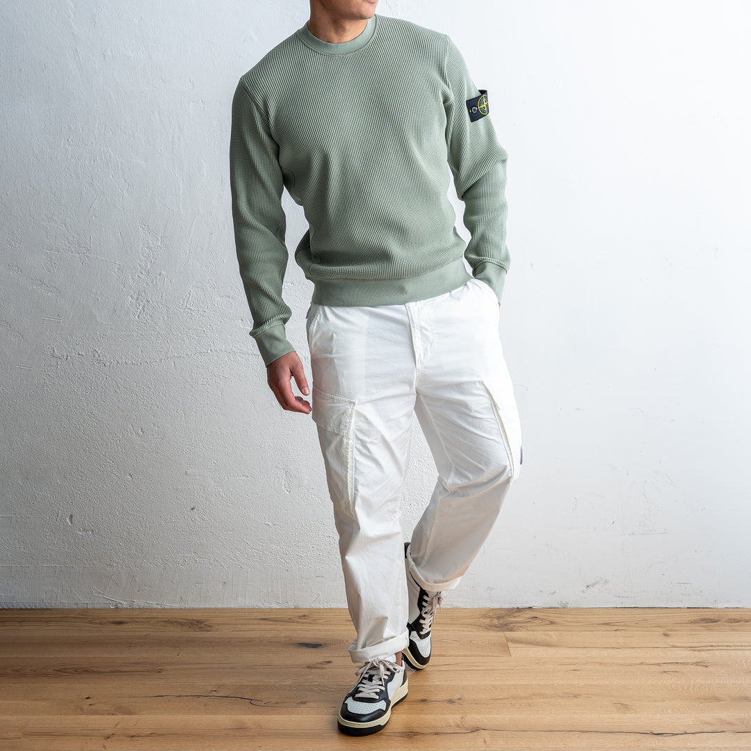 Cotton Knit Sweater SAGE